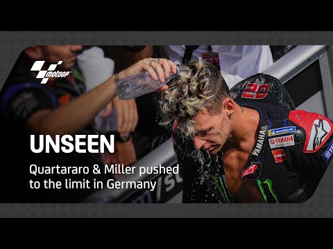 Quartararo & Miller pushed to the limit in Germany | 2022 #GermanGP UNSEEN