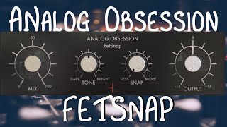 Video thumbnail for Analog Obsession  - Fet Snap - Free Transient Shaper - Enhancer (Free Plugin) by Julian Doe