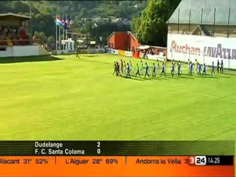 F91 Dudelange Vs FC Santa Coloma 2-0 (5-7-2011)