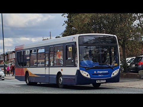 THRASH + PURE SOUND: Route 18A | NJ08CTX/39672 - Stagecoach North East: MAN 14.240LF/ADL Enviro 200