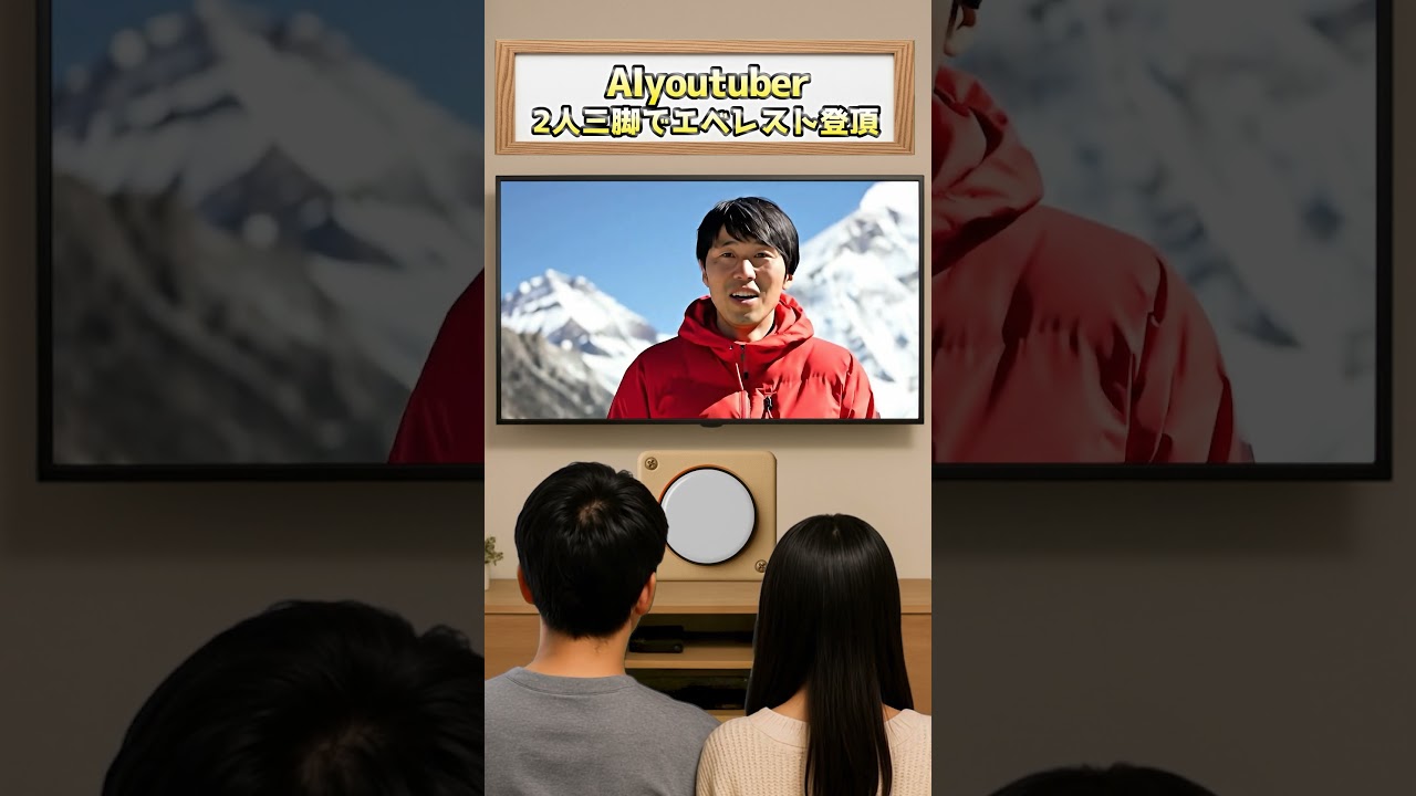 二人三脚で雪山に行ったyoutuber