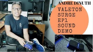 Video thumbnail for ANDRE DINUTH DEMOING THE VALETON SURGE EP1 VOL/WAH PEDAL by Andre Dinuth.