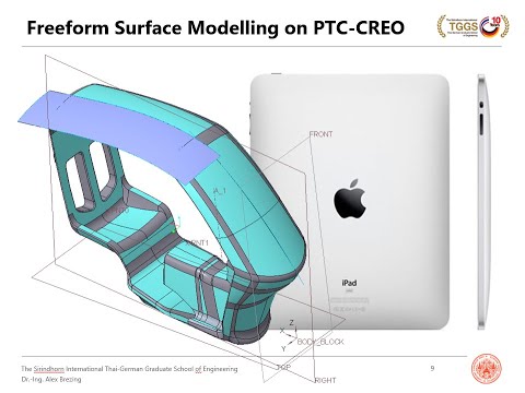 Freeform Surface Modelling with CREO (CAET2 class @ TGGS/MESD)
