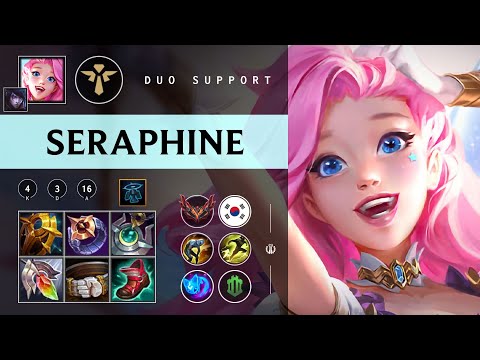 Seraphine Support vs Rakan - KR Grandmaster Patch 26.02