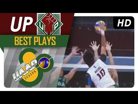 UAAP 80 MV: Wendel Miguel tops the double block with a brave hit! | UP | Best Plays