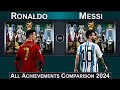 Messi vs Ronaldo All Trophies and Awards Comparison