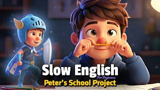 Peter’s School Project | Easy English Listening Story (A2 Level)