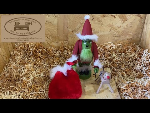 Woodturning a Christmas Smoker using my Carbide Chisels Part 1