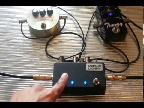Reverse Loop Order Switch on a 2CH Click-Less True Bypass Switcher Looper - American Loopers