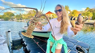 Lobsters, Crab Traps & Finley Jumps off the Boat!! {Catch and Cook}
