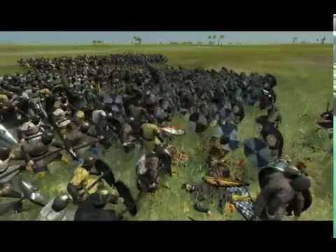 Attila Total War : Viking Berserk VS English Men-At-Arms