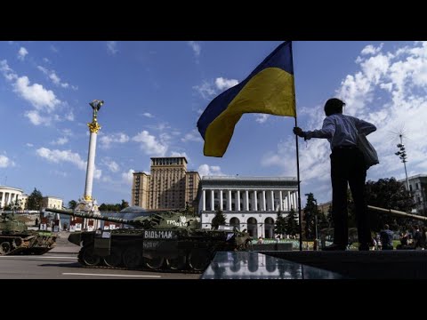 Despite fear of attacks: Ukraine celebrates Independence Day
