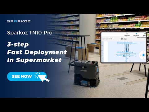 Sparkoz TN10: Fast Deployment. Smart Cleaning.