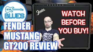 Video thumbnail for Fender Mustang GT200 Guitar Amplifier - My Full & Honest Review by intheblues
