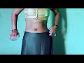 Woman Saree Draping With Cute Naveltattoo Navel Tattoo Design