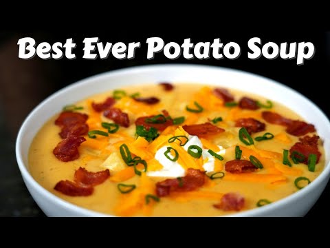 The BEST Potato Soup Recipe Ever! | #MrMakeItHappen