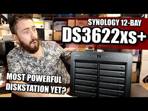 Serveris „Synology DiskStation DS3622xs+ NAS Tower“ Intel® Xeon® D D-1531 16 GB DDR4 0 TB DiskStation Manager Juodas video