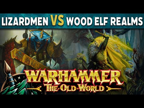 Wood Elves vs Lizardmen - Corehammer The Old World Battle Report