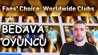 BEDAVA FANS CHOICE OYUNCU ! NASIL VE KİMLER ALABİLİR (Pes 2021 Mobile)