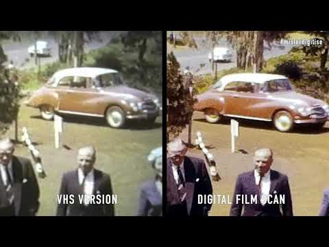 8mm Cine Film - VHS vs Digital Scan