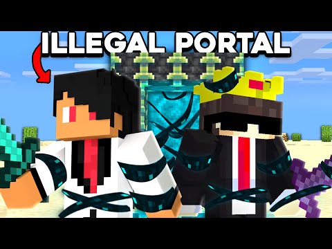 Why I Got Trapped In An Illegal Portal In This Minecraft SMP