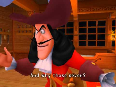 Kingdom Hearts, English cutscene: 155 - Seven Chosen Ones - HD 720p