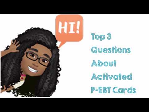 FACE-Ups: Top 3 Questions Your Activated P-EBT Card