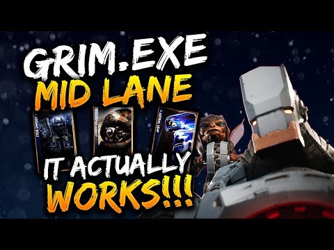 Paragon Grim.EXE V42 Gameplay - MID LANE CASTER?!