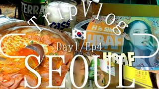 【TripVlog】韓国女子旅🇰🇷💗〈Day1/Ep4〉明洞の無印からの赤い汁!!