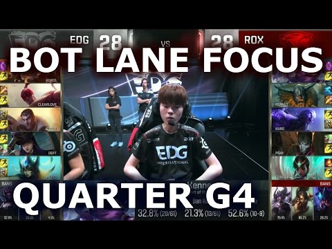 EDG vs ROX G4 - ROX FOG OF WAR Player Experience (w/ Matt) | Quarter Finals LoL S6 Worlds 2016