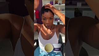 How I maintain my short hair pixie cut using Pixie~ish products &amp; flat iron