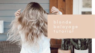 BLONDE BALAYAGE TUTORIAL || Lexi Dawn