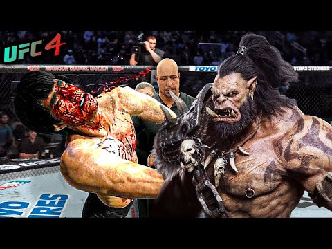 Orc Muscular vs. Bruce Lee (EA sports UFC 4) - Rematch