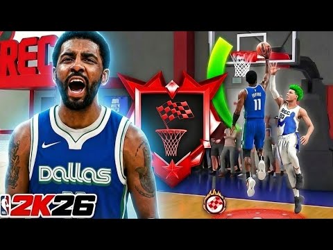KYRIE IRVING BUILD with 99 LAYUP RATING is UNSTOPPABLE in the RANDOM REC (NBA 2K26)