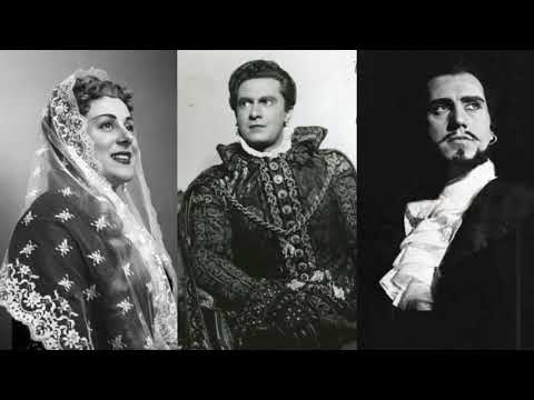 Giuseppe Di Stefano Ettore Bastianini Antonietta Stella Un ballo in maschera (1956)