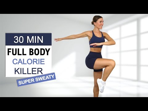 30 Min Calorie Killer HIIT | Intense Full Body Fat Burn | Super Sweaty, Beginner Friendly, No Repeat
