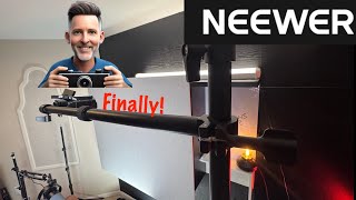 Neewer TL253A+DS001 Tabletop Overhead Camera Mount Stand Finally! #neewer
