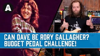 Video thumbnail for Can Dave Simpson Become Rory Gallagher Using Affordable Pedals? by Andertons Music Co