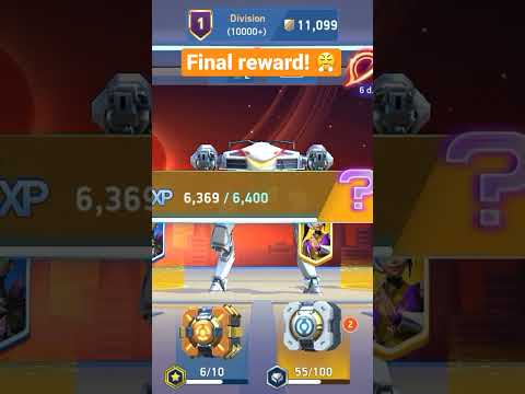 Final reward for the first time! 😤 #shorts #gaming #rewards #mecharena #plarium