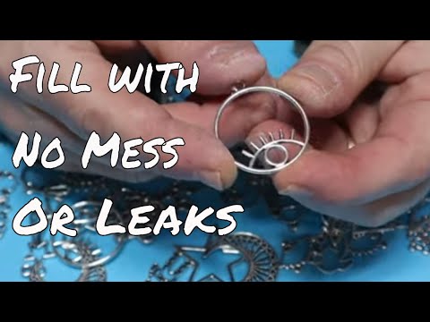 Resin Jewelry Tutorial - How to Fill Open Bezels