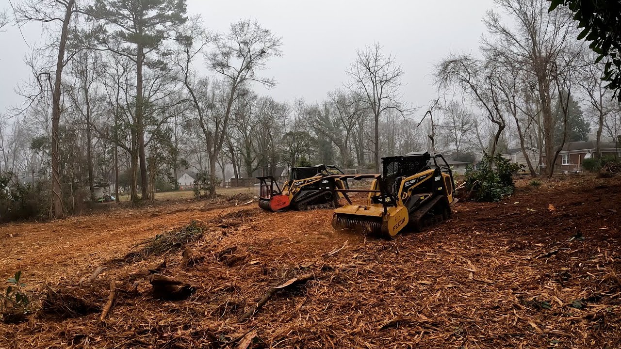 Clearing Land for Five Future Homes