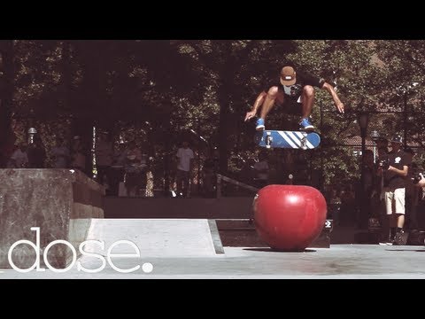 Dennis Busenitz, Lucas Puig, Benny Fairfax & Adidas Team Skate LES Park In NYC