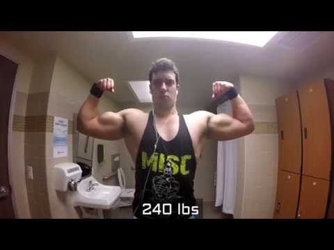 135 to 220lbs 5 year body transformation