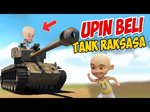 Upin ipin Beli Mobil Tank raksasa , ipin senang ! GTA Lucu