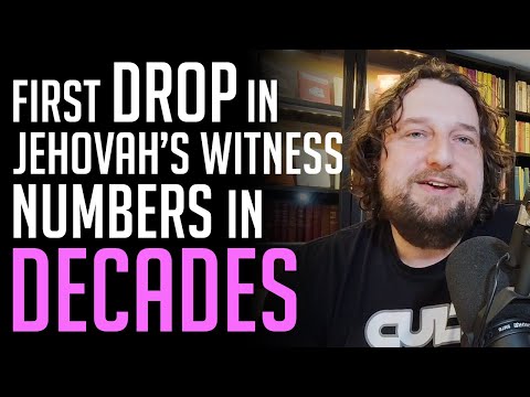 First drop in Jehovah's Witness numbers in decades