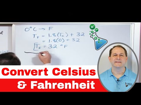 Convert Celsius & Fahrenheit Temperature Scales in Chemistry & Physics - [1-1-4]
