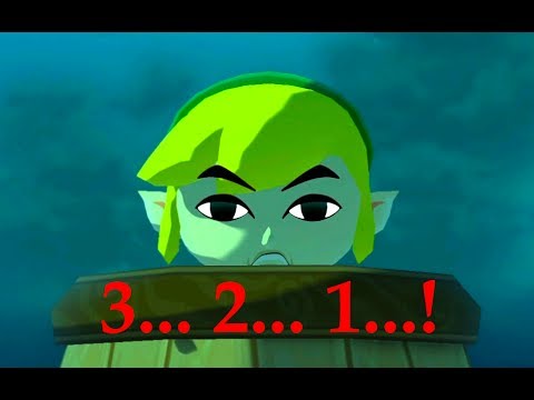 Zelda wind waker HD ~ catapolt to forsaken fortress scene