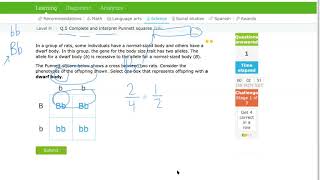 GED Science Class: Punnett Squares & Ratios