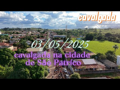 São Patrício Goiás teve uma cavalgada hoje
