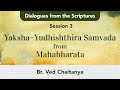 Dialogues From The Scriptures Session 3 Yaksha Yudhishthira Samvada Br Ved Chaitanya